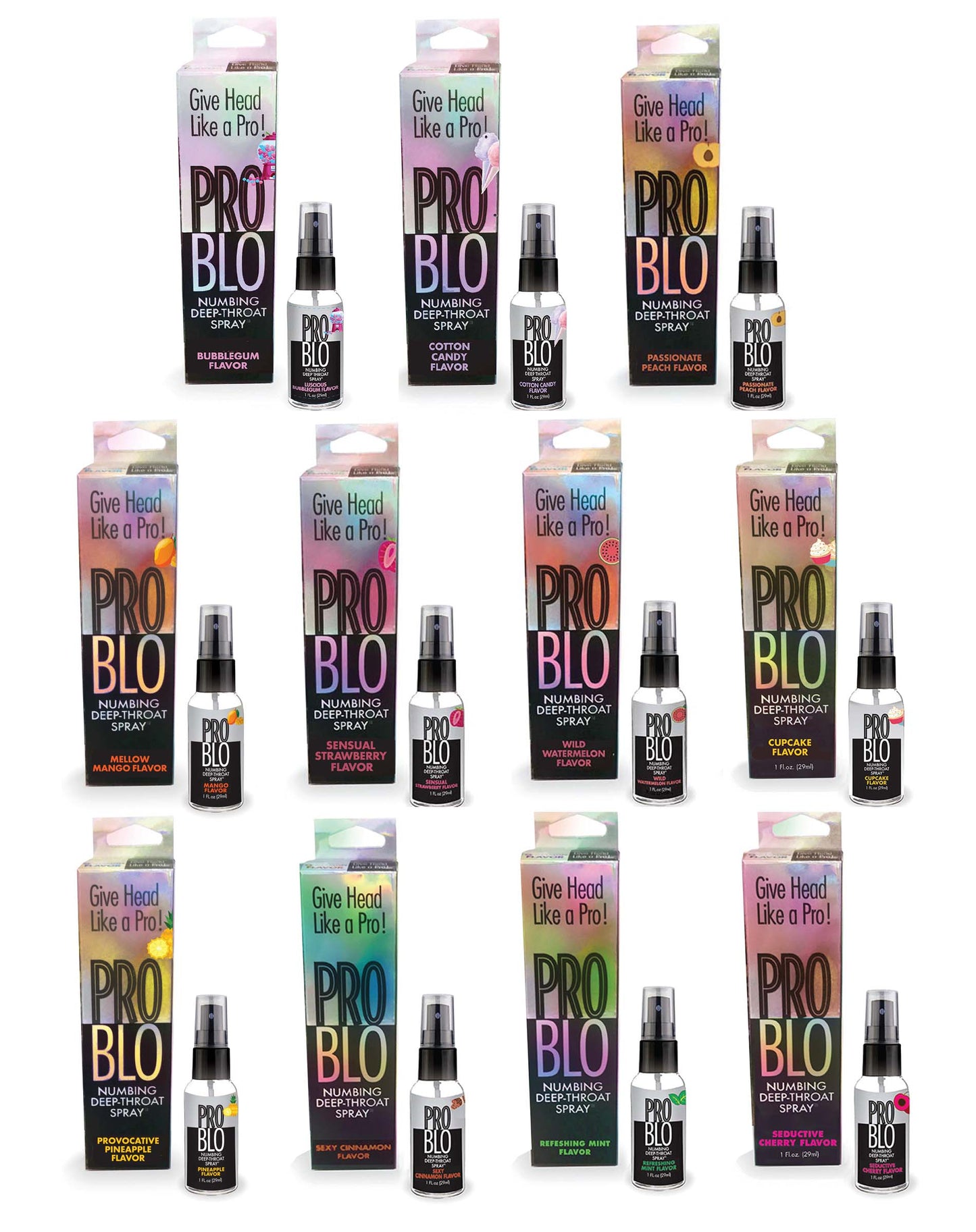 Pro Blo Deep Throat Numbing Spray- Cherry