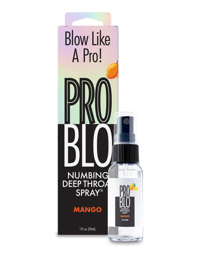 ProBlo Deep Throat Numbing Spray- Mango, 1oz 🥭