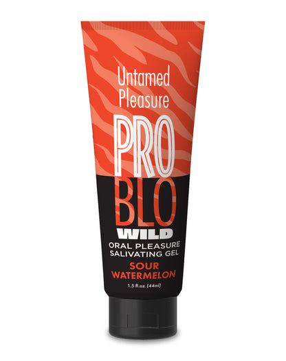ProBlo Wild Oral Pleasure Salivating Gel, Sour Watermelon 1.5 oz