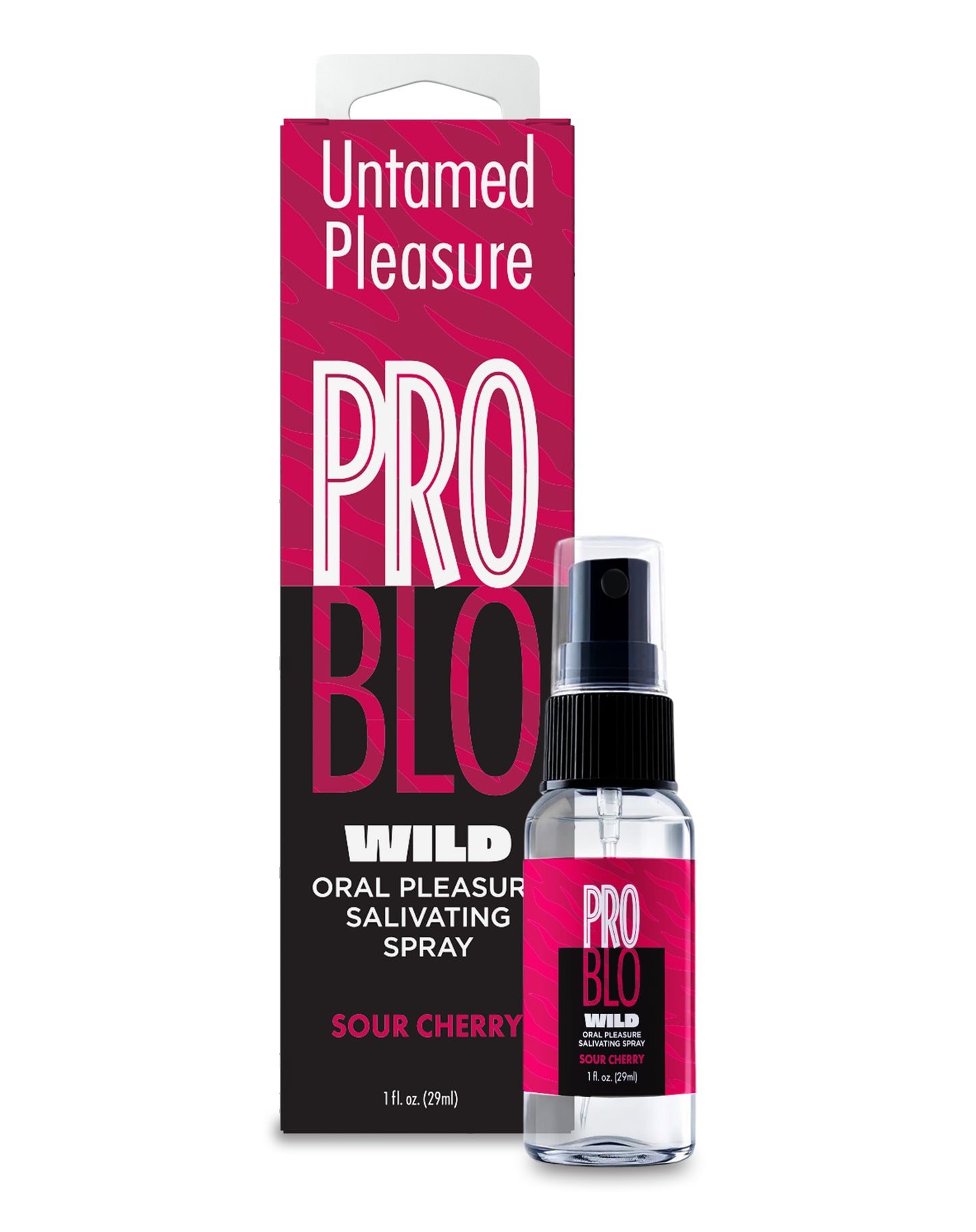 ProBlo Wild Oral Pleasure Salivating Spray- Sour Cherry, 1oz