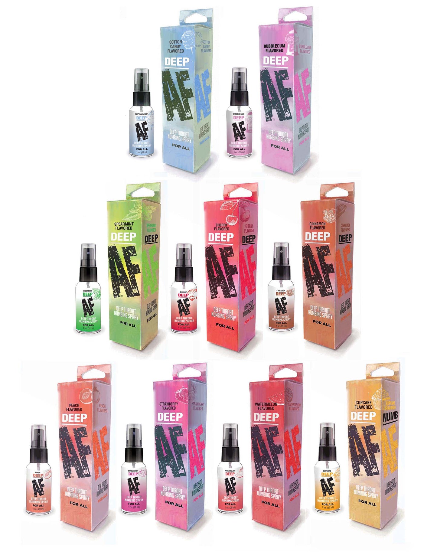 Deep AF Throat Numbing Spray- Strawberry