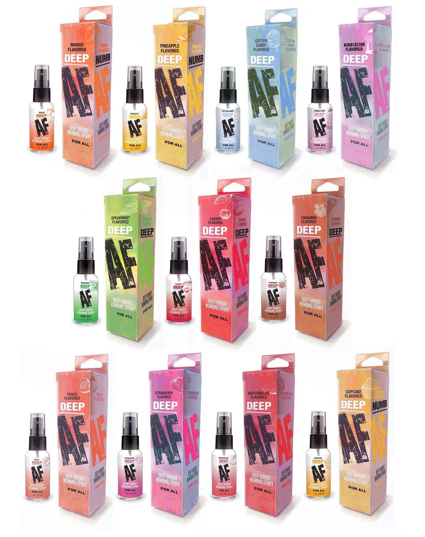 Deep AF Deep Throat Numbing Spray- Cherry