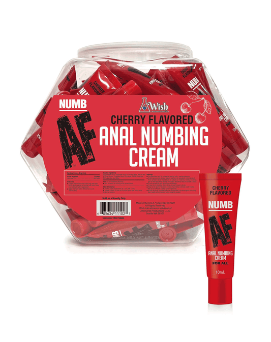 Numb AF Anal Numbing Gel- Cherry POP Display of 65