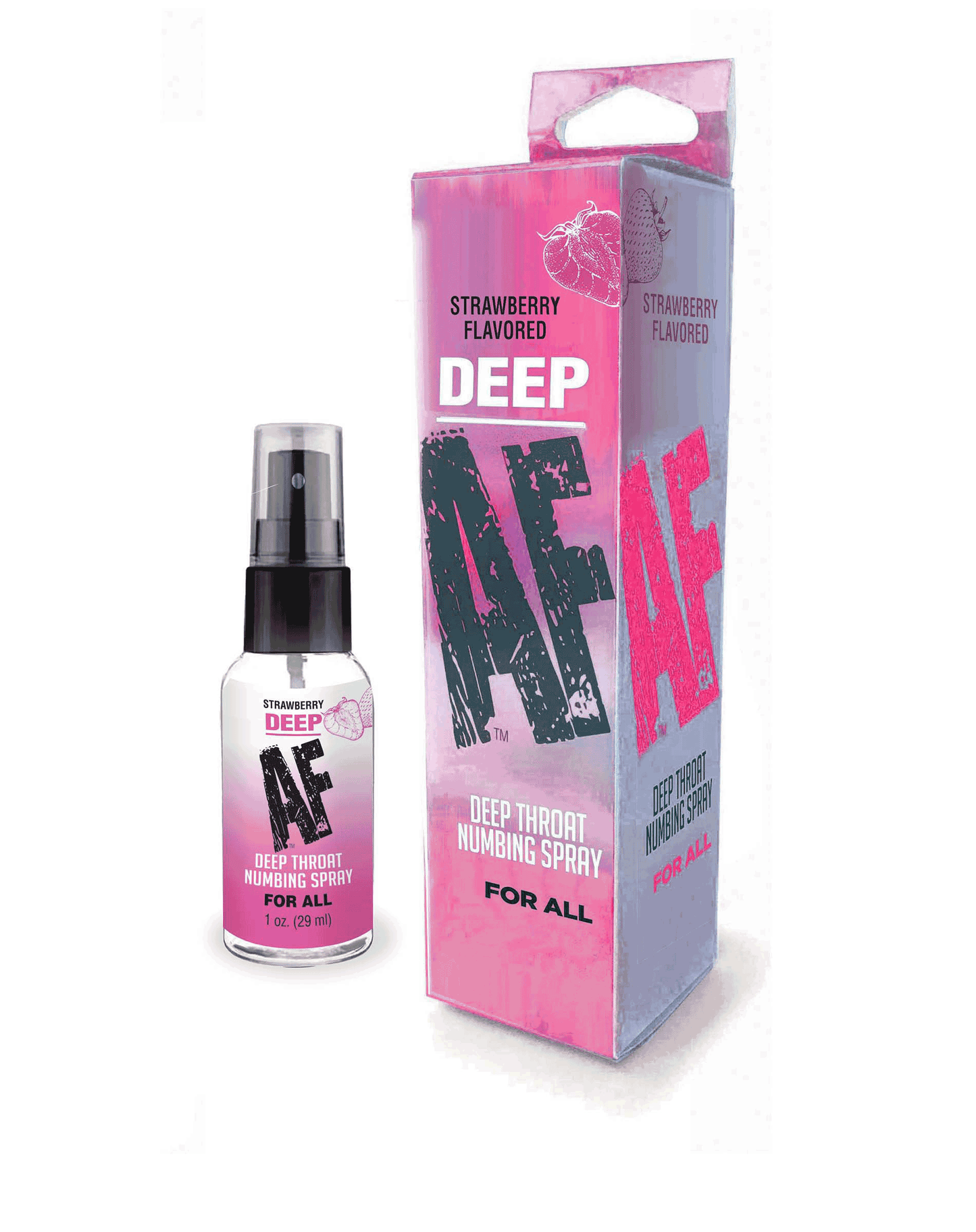 Deep AF Throat Numbing Spray- Strawberry