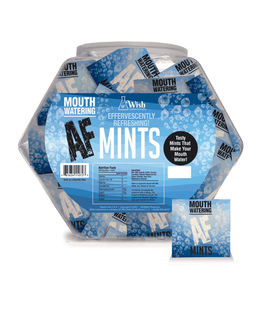 Mouth Watering AF Mints- POP Display of 100