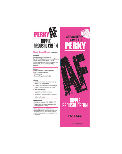 Perky AF Nipple Arousal Cream 1.5oz- Strawberry 🍓