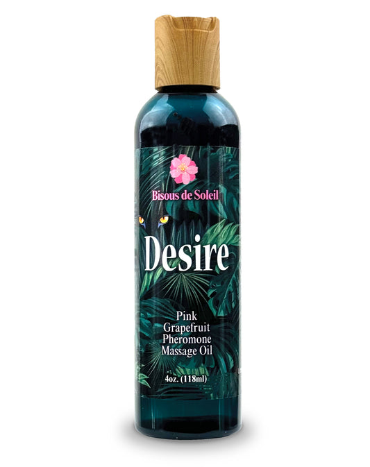 Desire Pheromone Massage Oil- Pink Grapefruit, 4oz