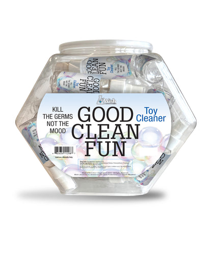 Good Clean Fun Toy Cleaner Unscented-  Fishbowl Display of 36- 1oz bottles