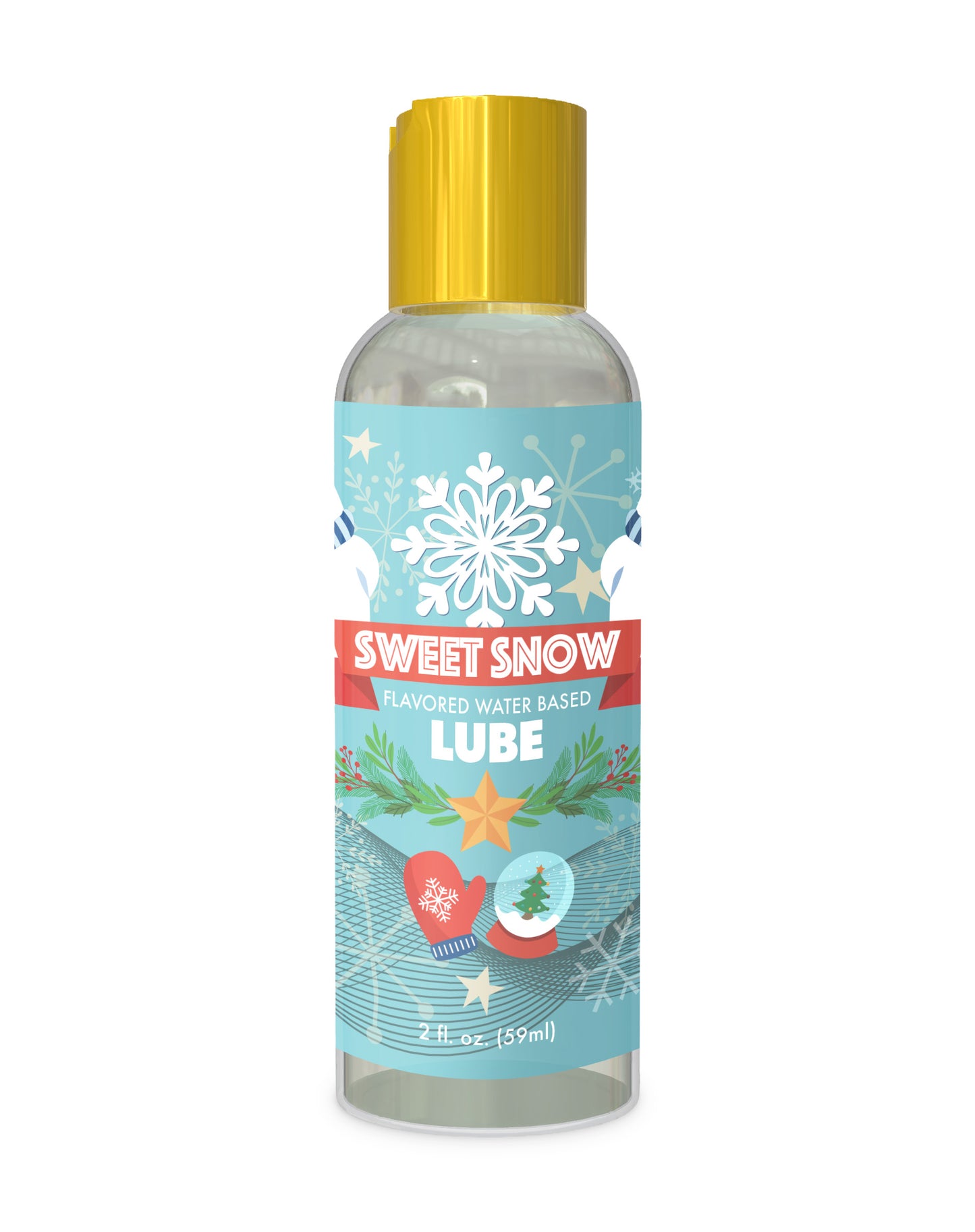 Holiday Lubricant Display of 18,  3 Flavors Toffee, Winterberry & Sweet Snow