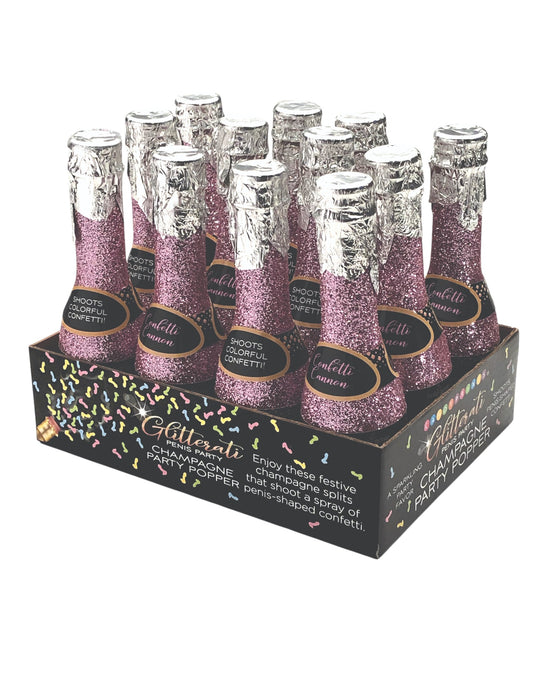 Glitterati Penis Confetti Party Poppers