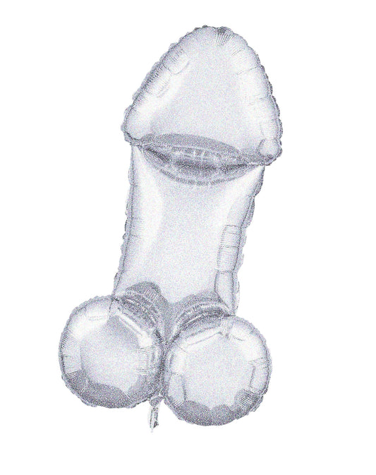 Glitterati Disco Penis 3ft Mylar Balloon