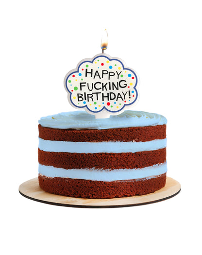 Happy Fucking Birthday Candle