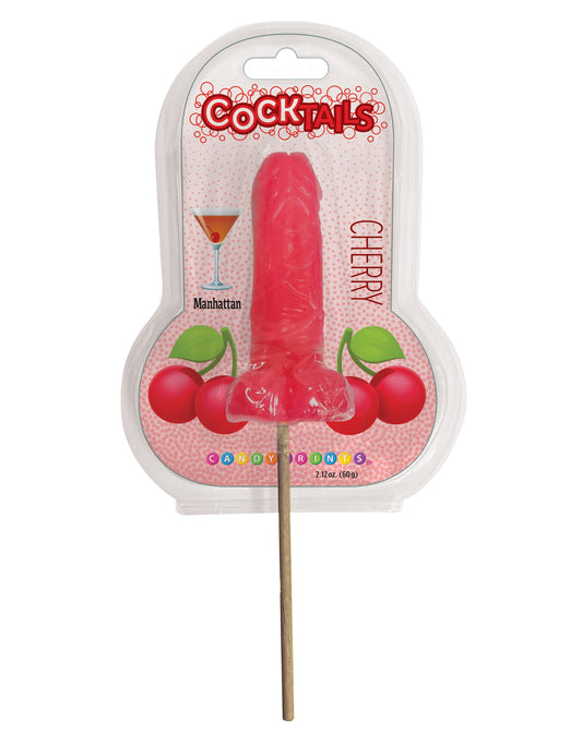 COCKtails- Cocktail Inspired Penis Lollipop- Cherry Manhattan 🍒