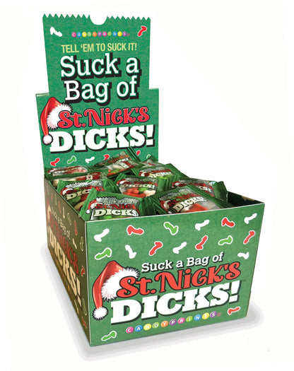 Suck a Bag of St. Nicks Dicks- Display of 100