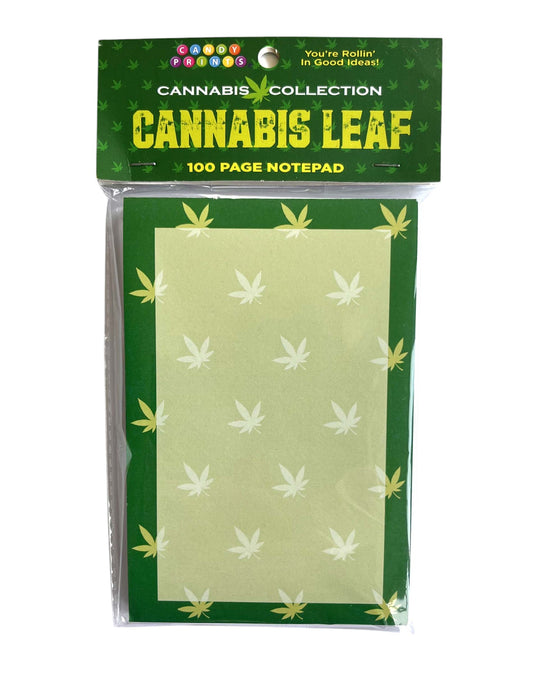 Cannabis Leaf Notepad
