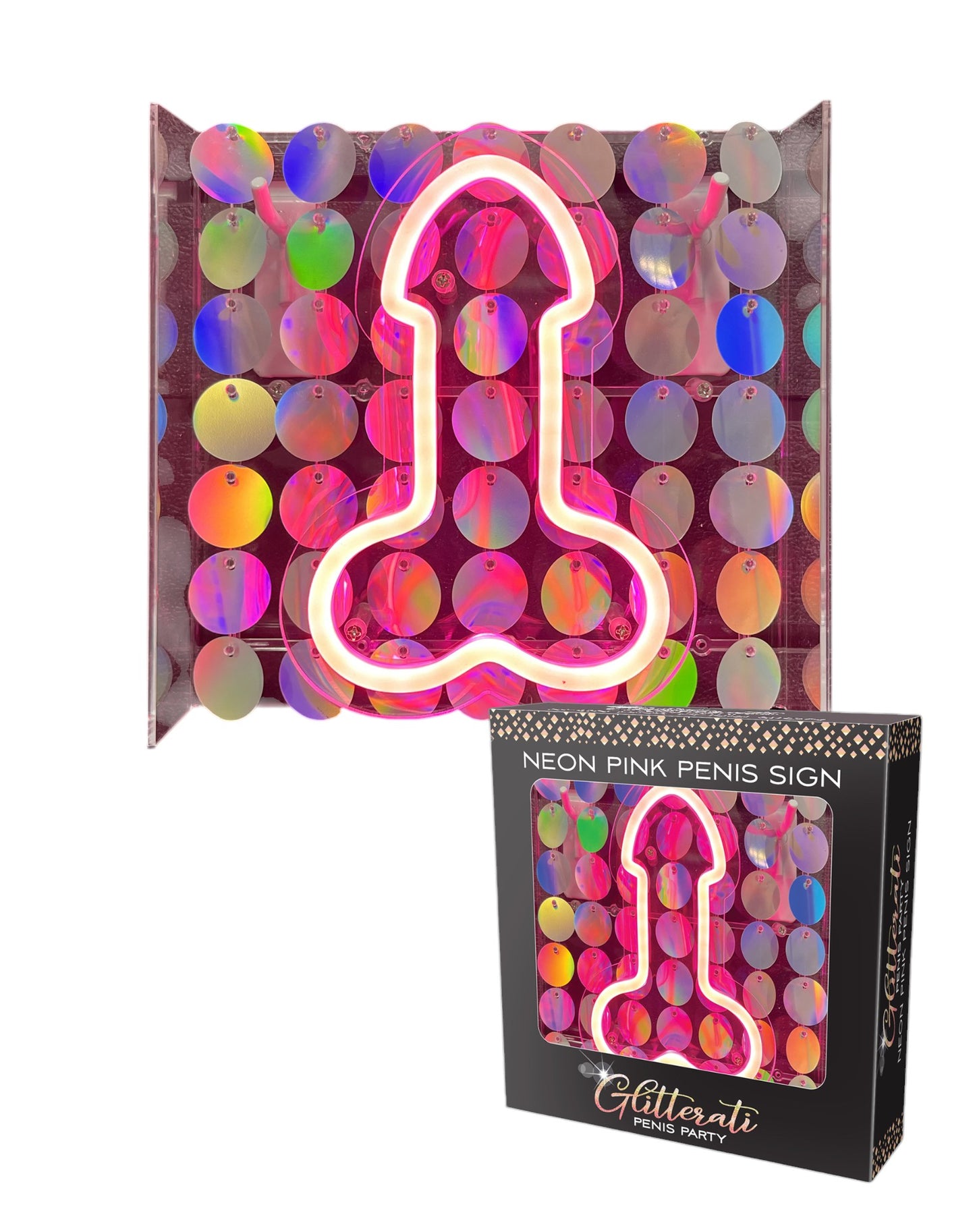 Glitterati Neon Penis Light up Sign
