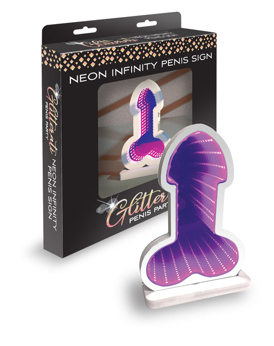 Glitterati Infinity Penis Neon Light