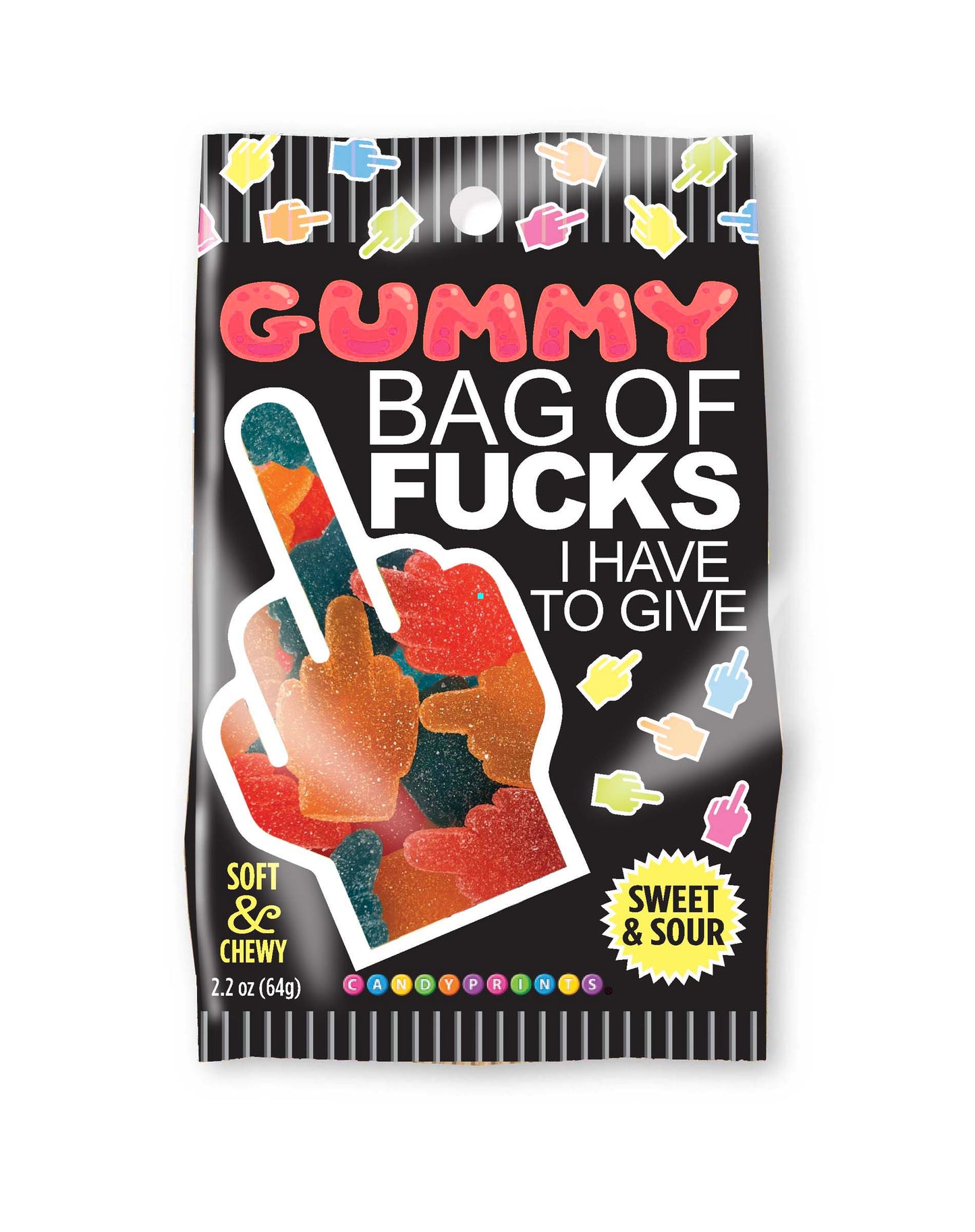 Bag of Fucks I Have to Give, Sour Gummy 2.2oz