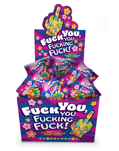 Fuck You, You Fucking Fuck! Candy, Display of 100