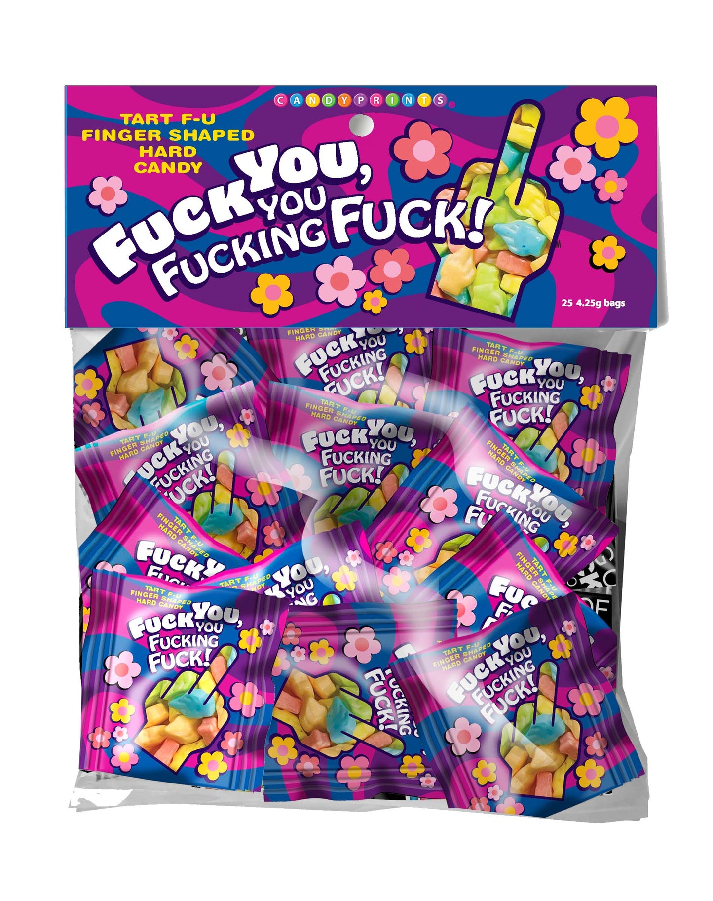 Fuck You, You Fucking Fuck! Candy, Bag of 25