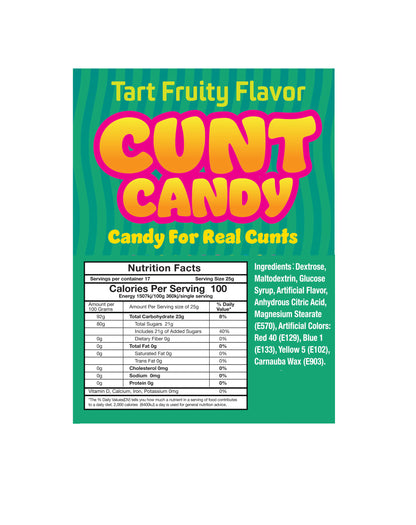 Cunt Candy, Candy for real Cunts- POP Display of 100