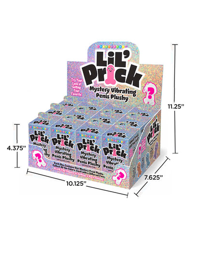 Lil' Pricks Vibrating Plushy Blind Box Display of 12