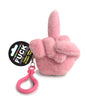 Fucks to Give Twirly Bird Key Chain Charm Plushy- Pink