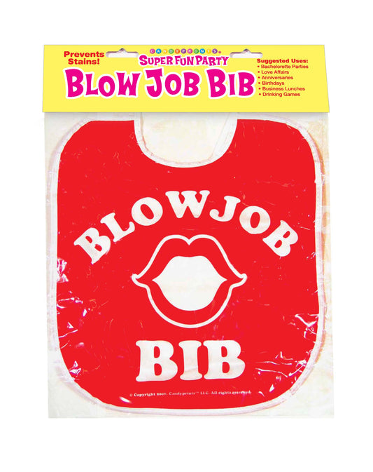 Blow Job Bib Adult Humor Gag Gift Bachelor & Bachelorette Parties