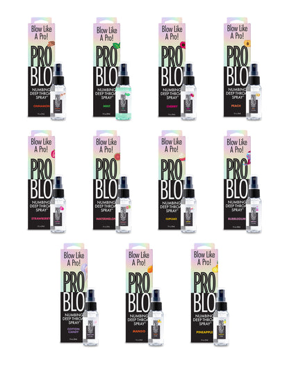ProBlo Deep Throat Numbing Spray- Mango, 1oz 🥭