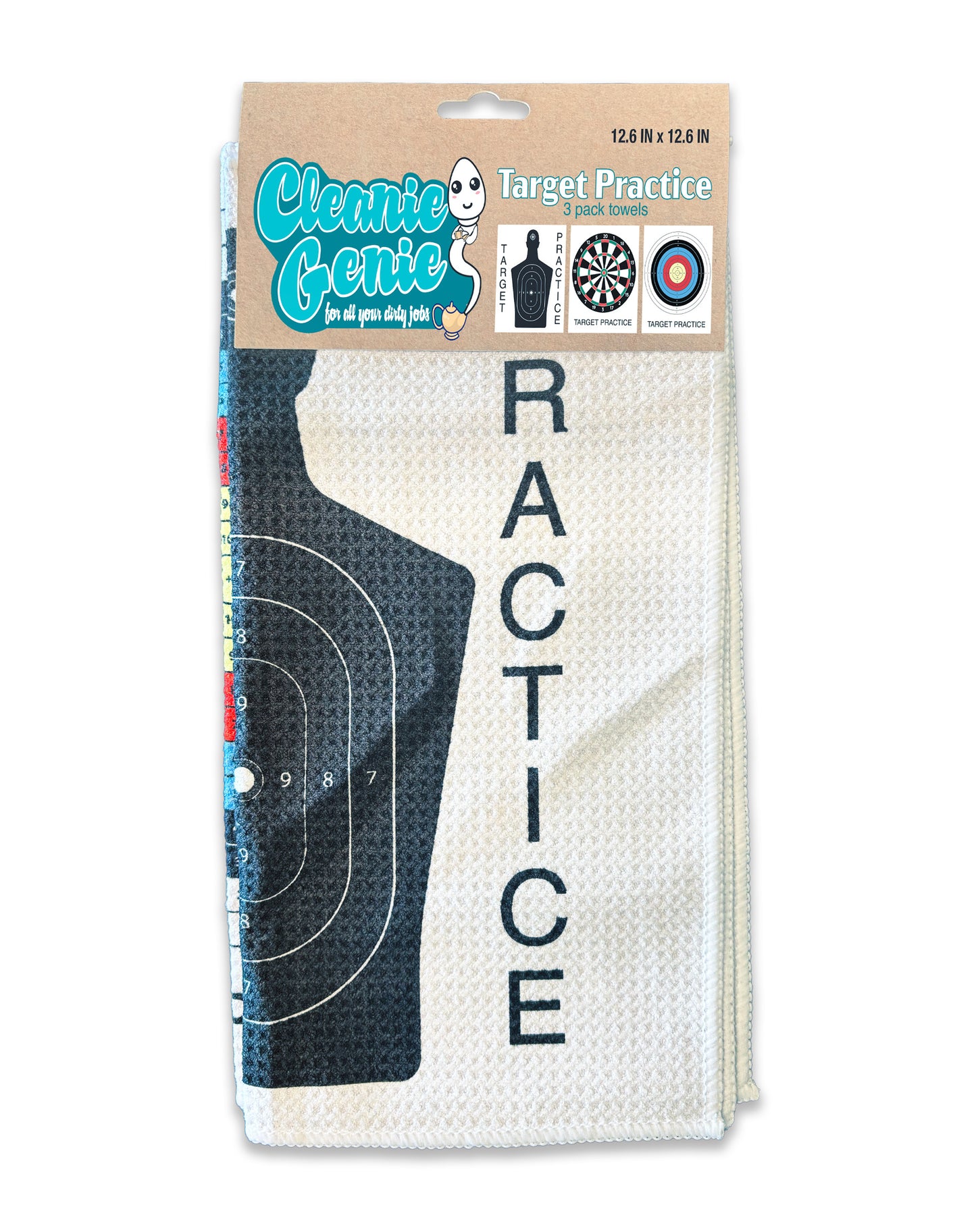 Cleanie Genie Cum Rags, Target Practice Rags