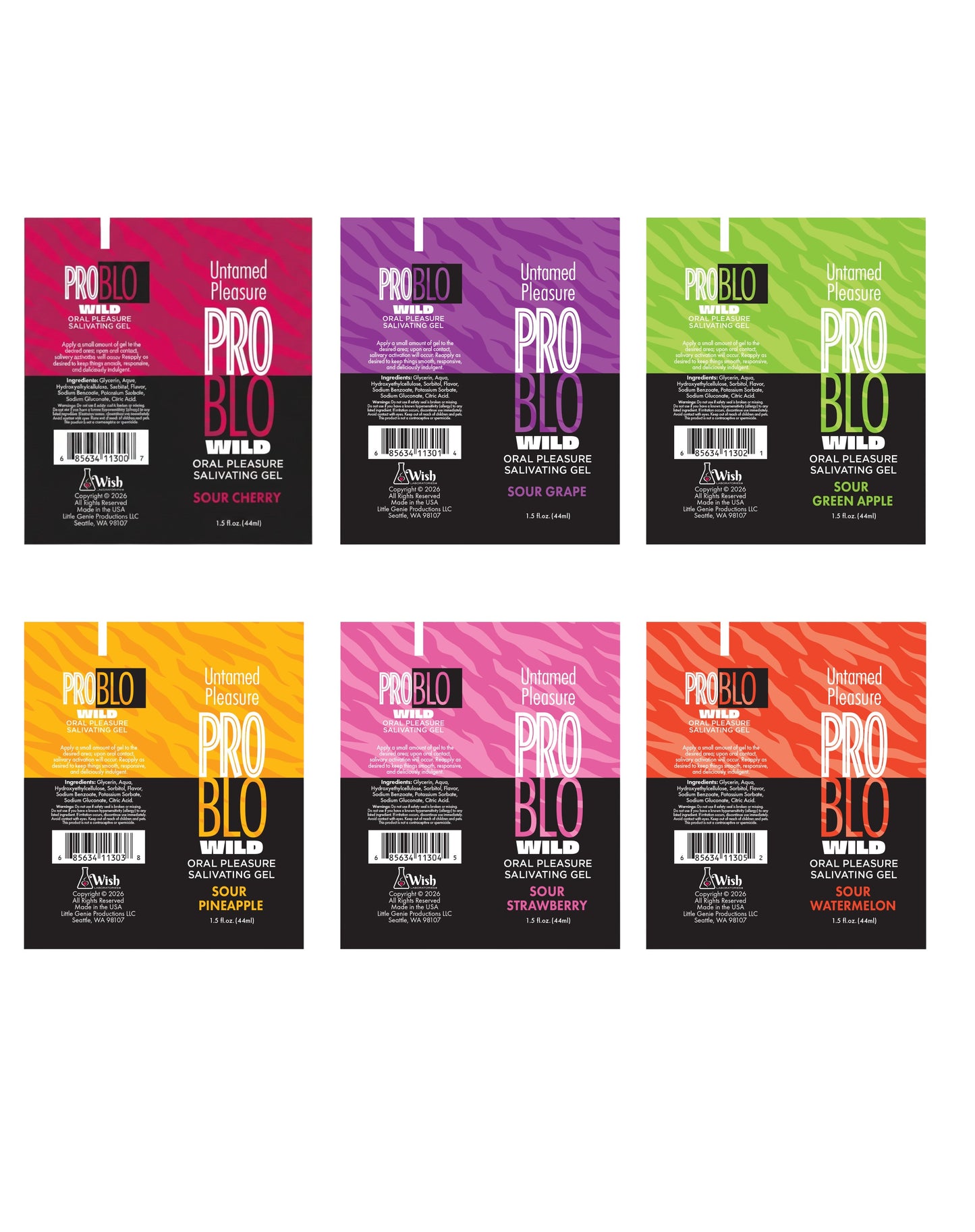 ProBlo Wild Oral Pleasure Salivating Gel 1.5 oz