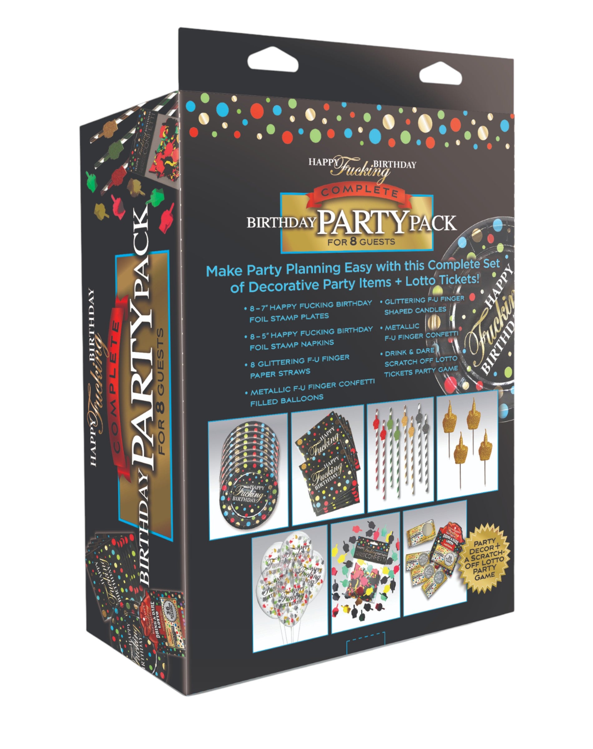 CP.1213 Happy Fucking Birthday Party Pack image 1