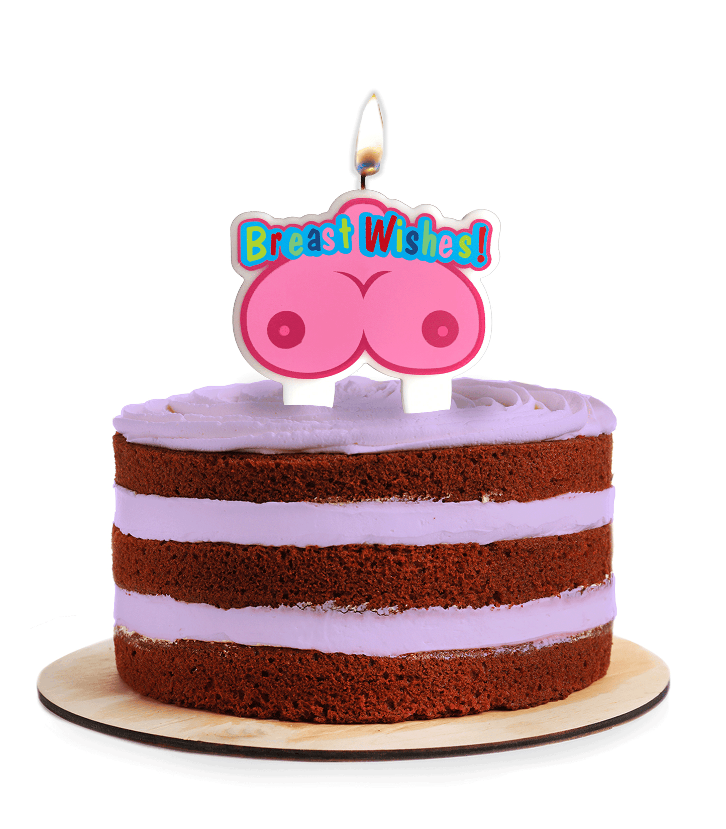 CP.849 - Breast Wishes Boobie Party Candle image 0