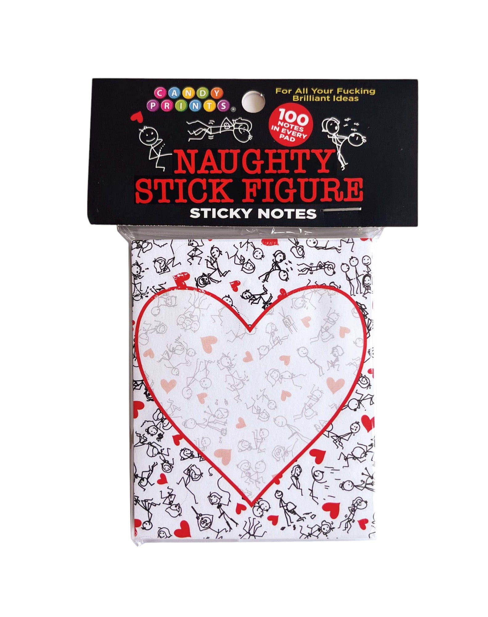 CP.1234 - Naughty Stick Figure Sticky Notes image 0