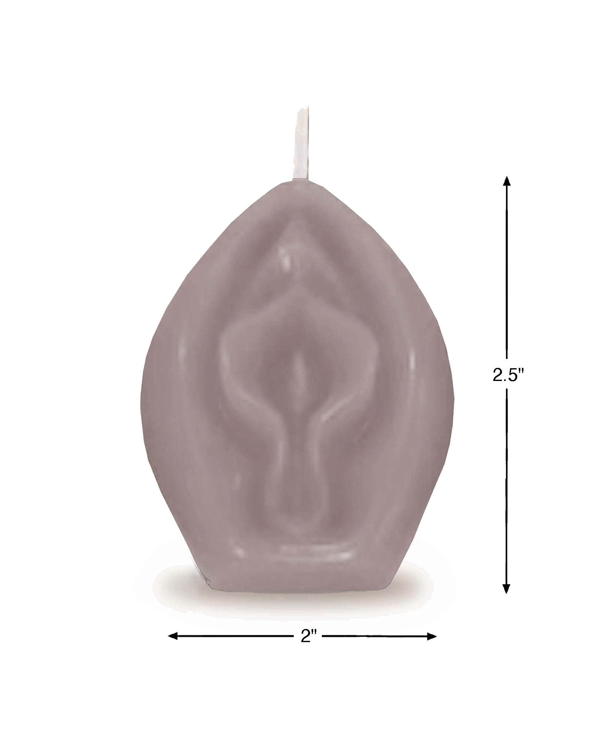 CP.1156 Eden's Candle Vanilla Scented Vagina, Taupe image 2