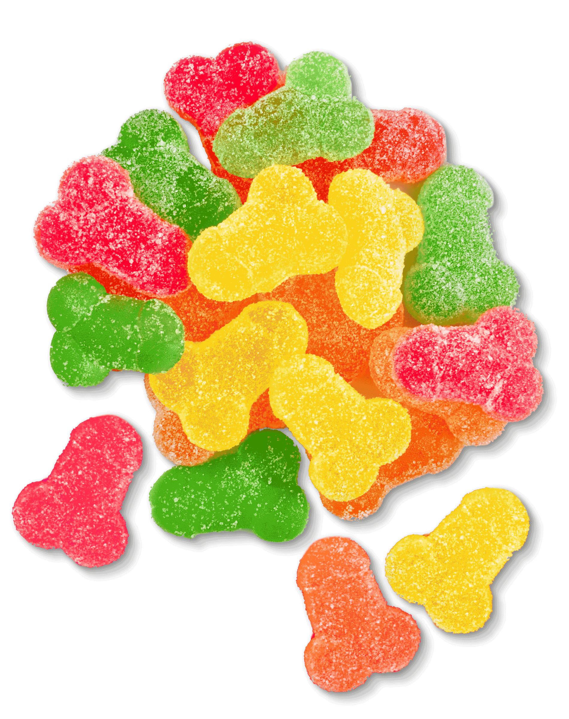Suck A Bag Of Sour Dicks Candy – 3oz Bag – Hilarious Gag Gift, Sour Candy