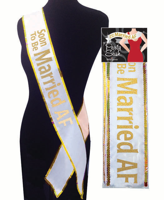 NVC.060 - Soon to be Married AF Sash image 0