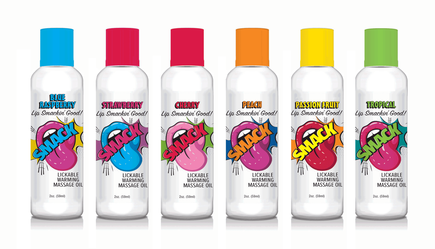 BT.408 Smack Warming & Lickable Massage Oil Peach image 1