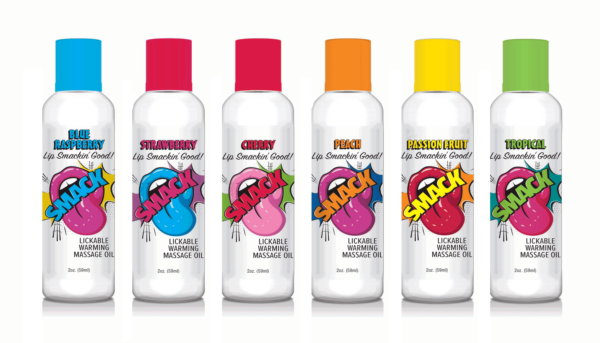 BT.408 Smack Warming & Lickable Massage Oil Peach image 1