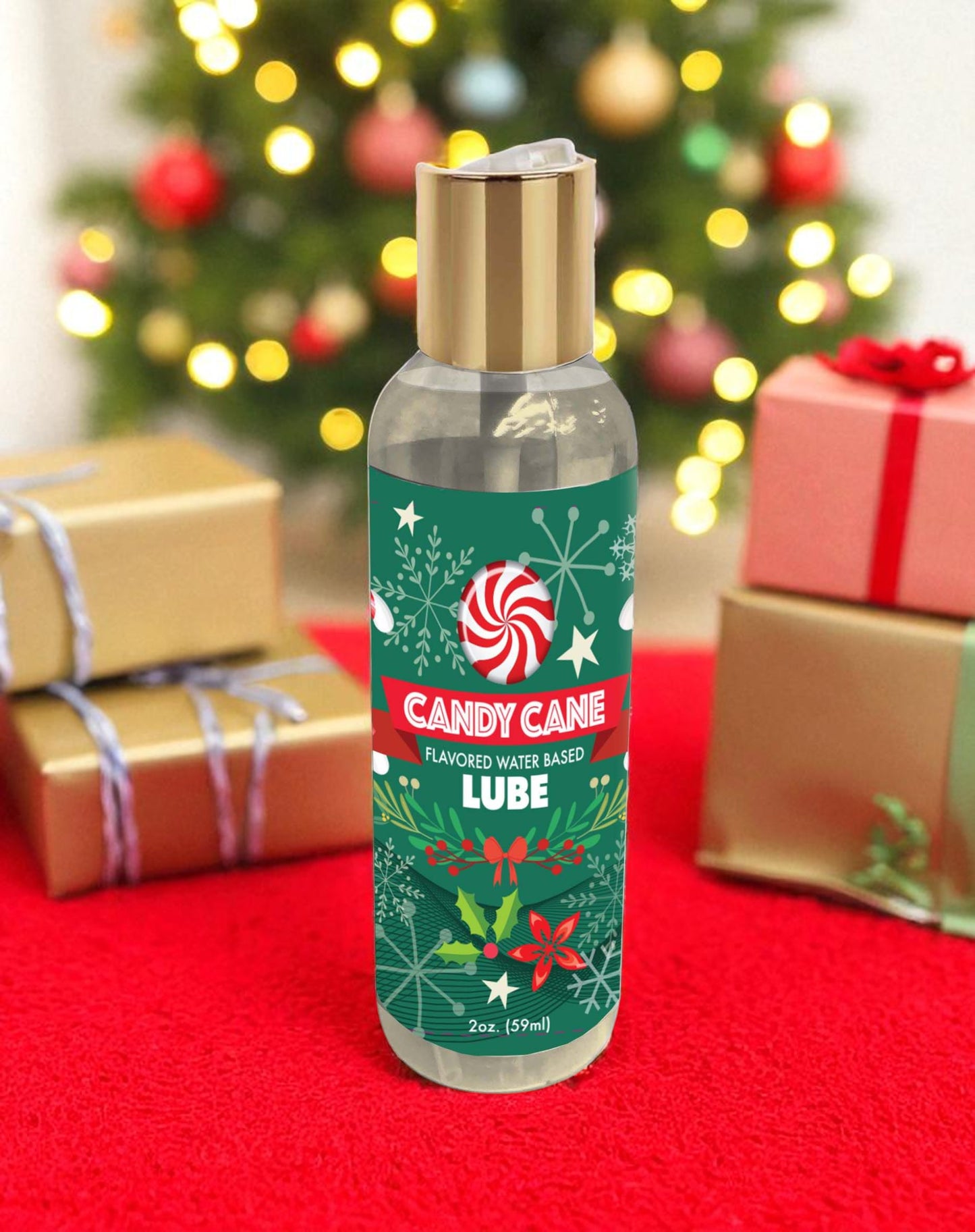 Holiday Lubricant Display of 18,  3 Flavors