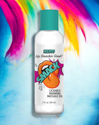 Smack Warming & Lickable Massage Oil - Mango 2oz 🥭