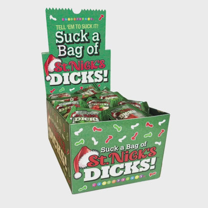 Suck a Bag of St. Nicks Dicks- Display of 100