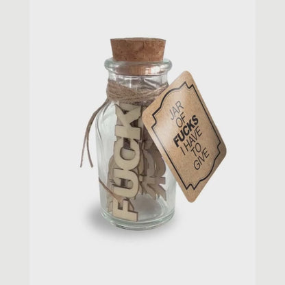 Last Fuck Jar of Fucks I Have to Give
