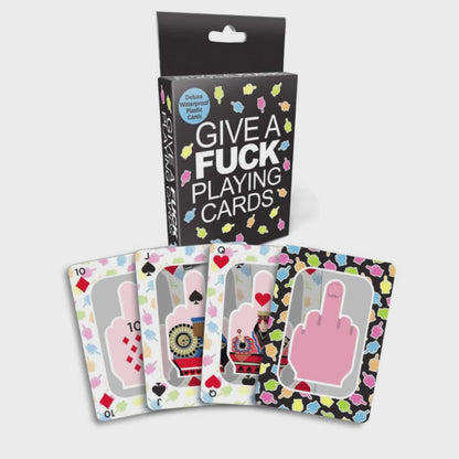 FU Finger Waterproof Playing Cards