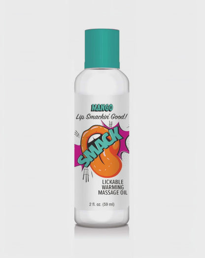 Smack Warming & Lickable Massage Oil - Mango 2oz 🥭