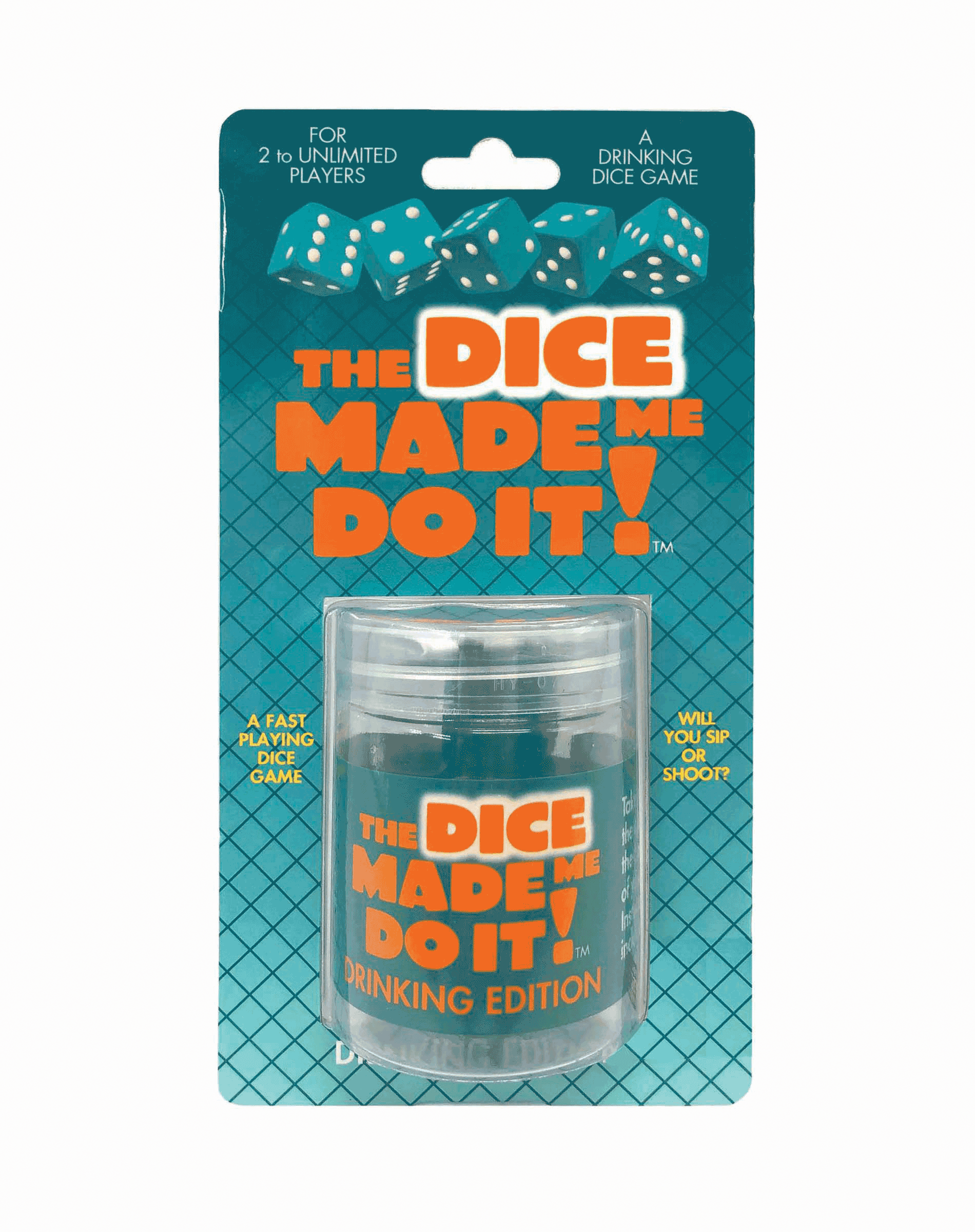 BG.066 - The Dice Made Me Do It! Drinking Dice Game for Adults