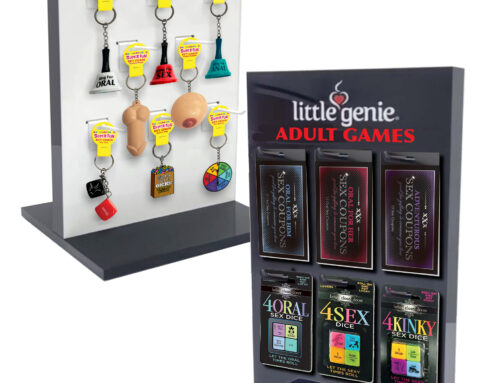 Little Genie Releases POP Fun and Sexy Display Spinner for Retail Stores
